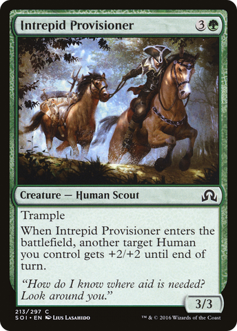 {C} Intrepid Provisioner [Shadows over Innistrad][SOI 213]