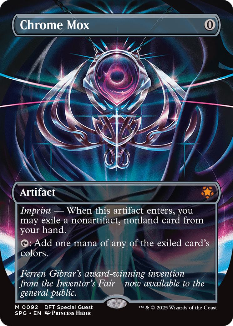 {R} Chrome Mox (Borderless) [Aetherdrift Special Guests][SPG 092]