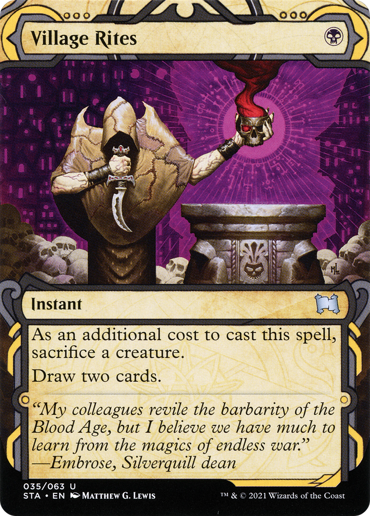 {C} Village Rites [Strixhaven: School of Mages Mystical Archive][STA 035]
