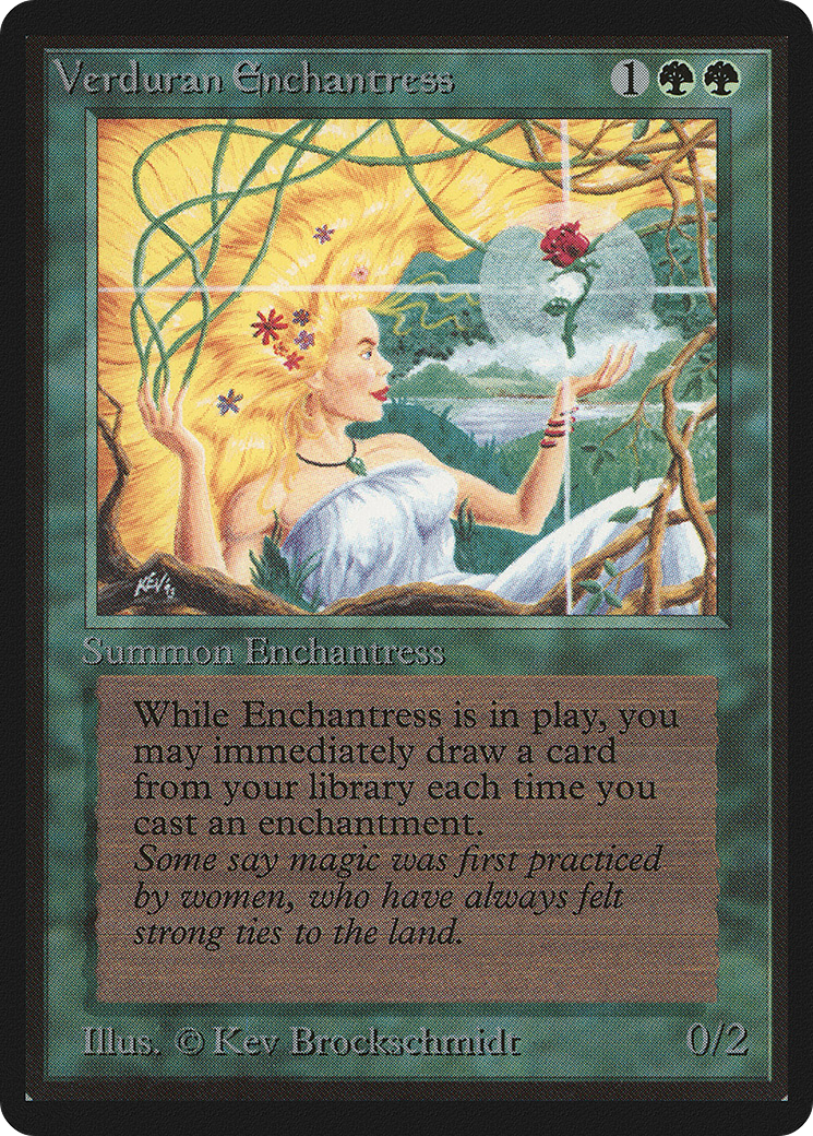 {R} Verduran Enchantress [Beta Edition][LEB 223] - Misty Mountain Games