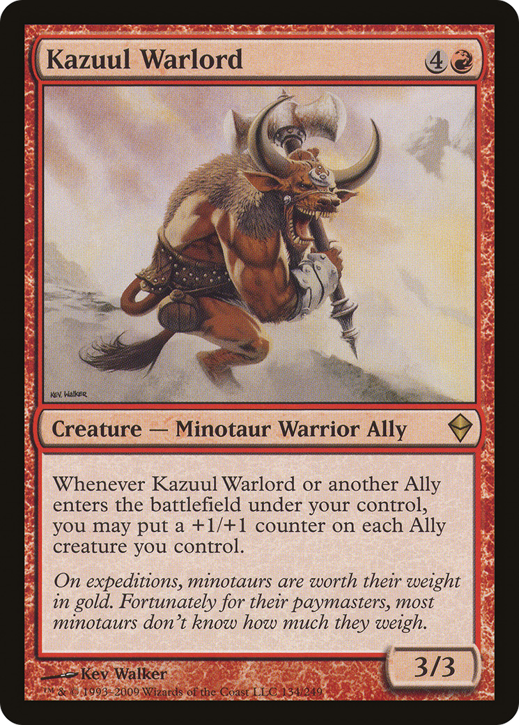 {R} Kazuul Warlord [Zendikar][ZEN 134]