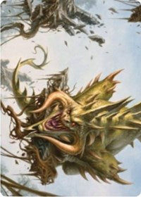 {A} Canopy Baloth Art Card [Zendikar Rising Art Series][AZNR 070]