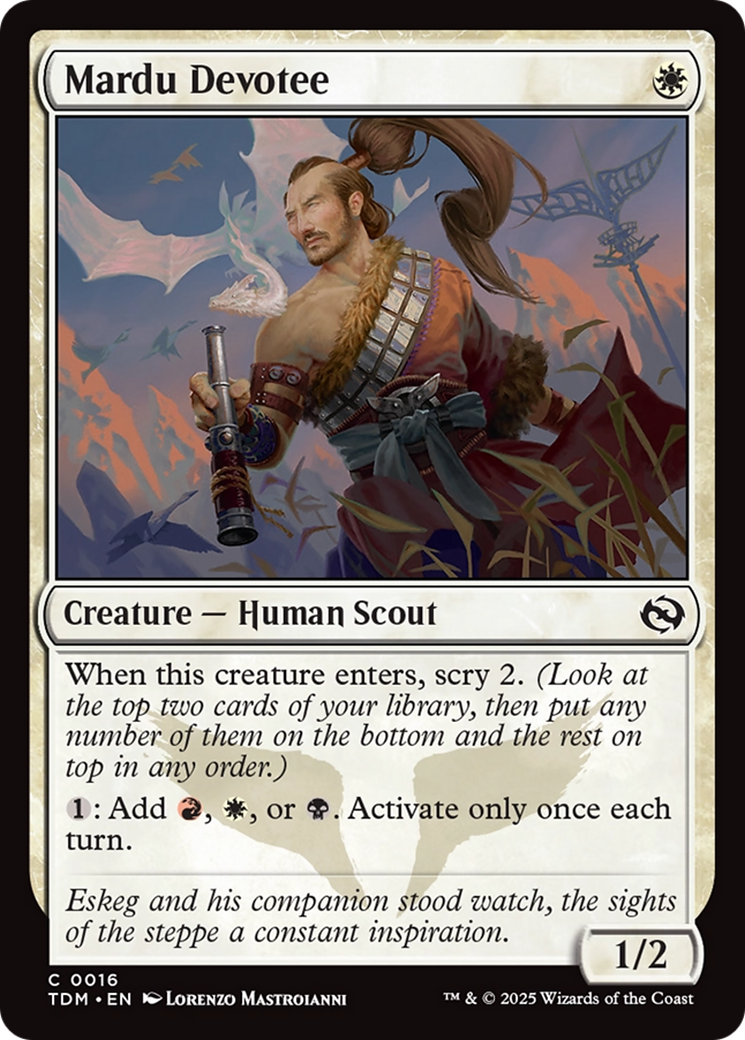 {@C} Mardu Devotee [Tarkir: Dragonstorm][TDM 016]