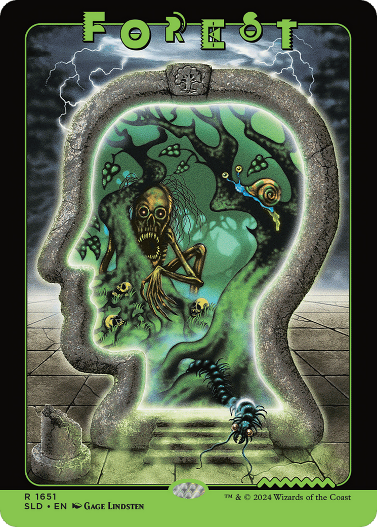 {B}[SLD 1651] Forest (1651) [Secret Lair Drop Series]
