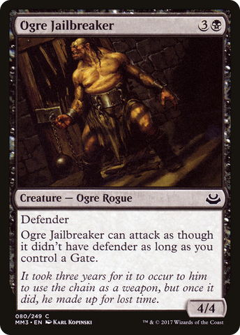 {C} Ogre Jailbreaker [Modern Masters 2017][MM3 080]