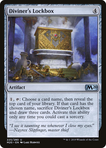 {C} Diviner's Lockbox [Core Set 2020][M20 225]
