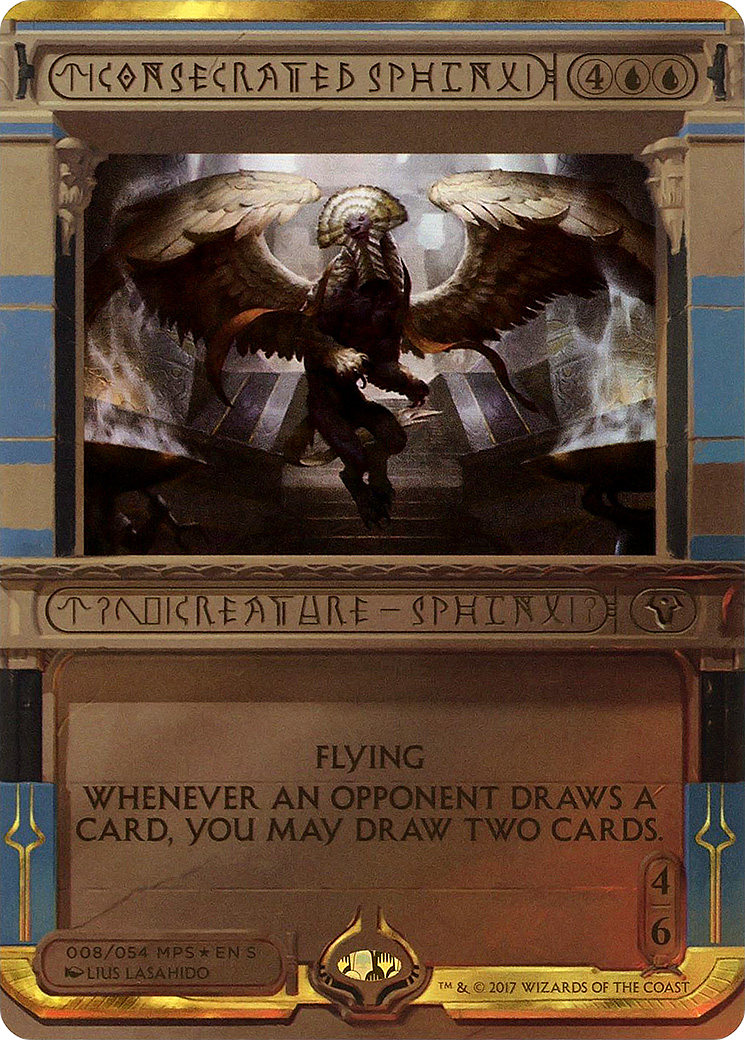 {R} Consecrated Sphinx (Invocation) [Amonkhet Invocations][MP2 008]