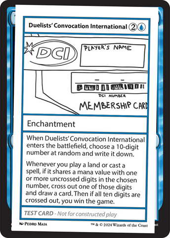 {C} Duelists' Convocation International [Mystery Booster 2 Playtest Cards][MB2 PLAYTEST]