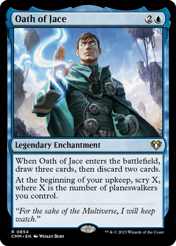 {R} Oath of Jace [Commander Masters][CMM 854]