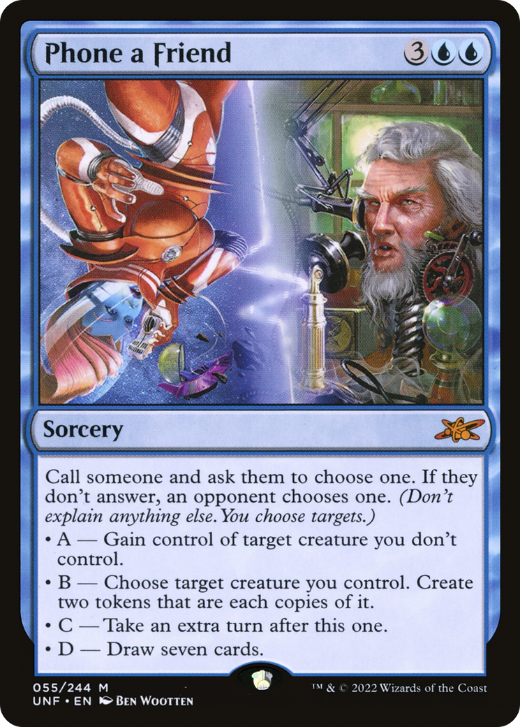 {R} Phone a Friend [Unfinity][UNF 055]