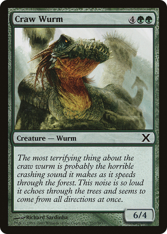 {C} Craw Wurm [Tenth Edition][10E 257]