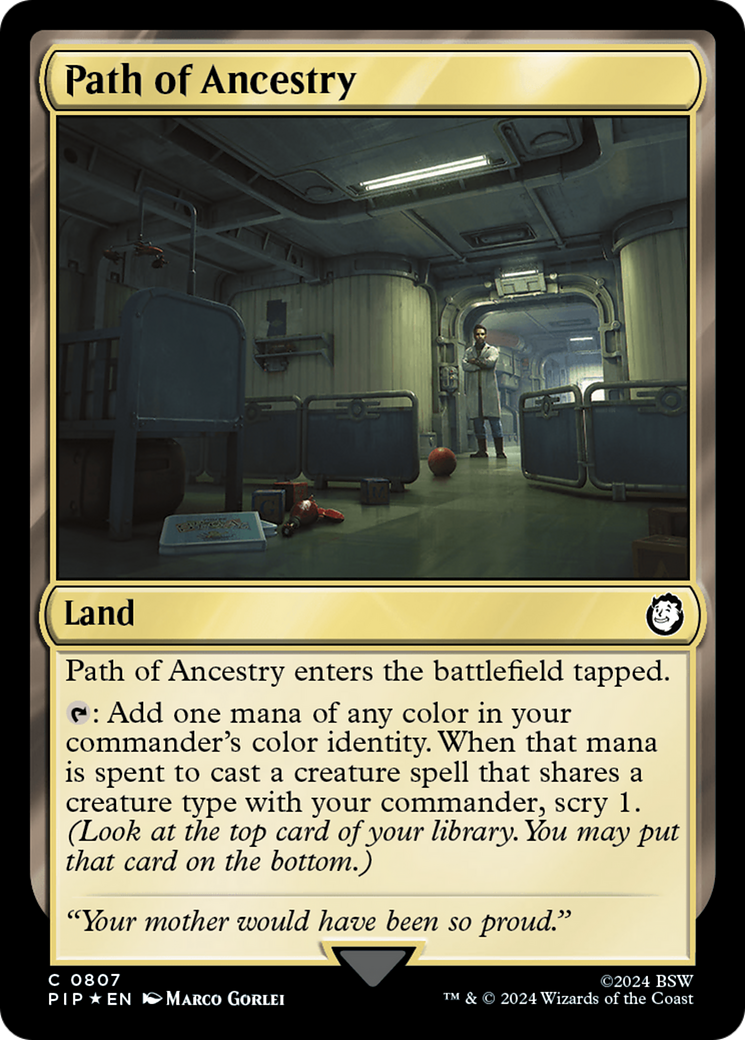 {C} Path of Ancestry (Surge Foil) [Fallout][PIP 807]