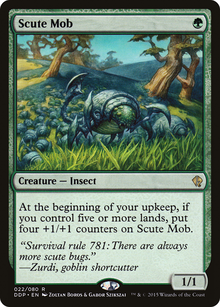 {R} Scute Mob [Duel Decks: Zendikar vs. Eldrazi][DDP 022]