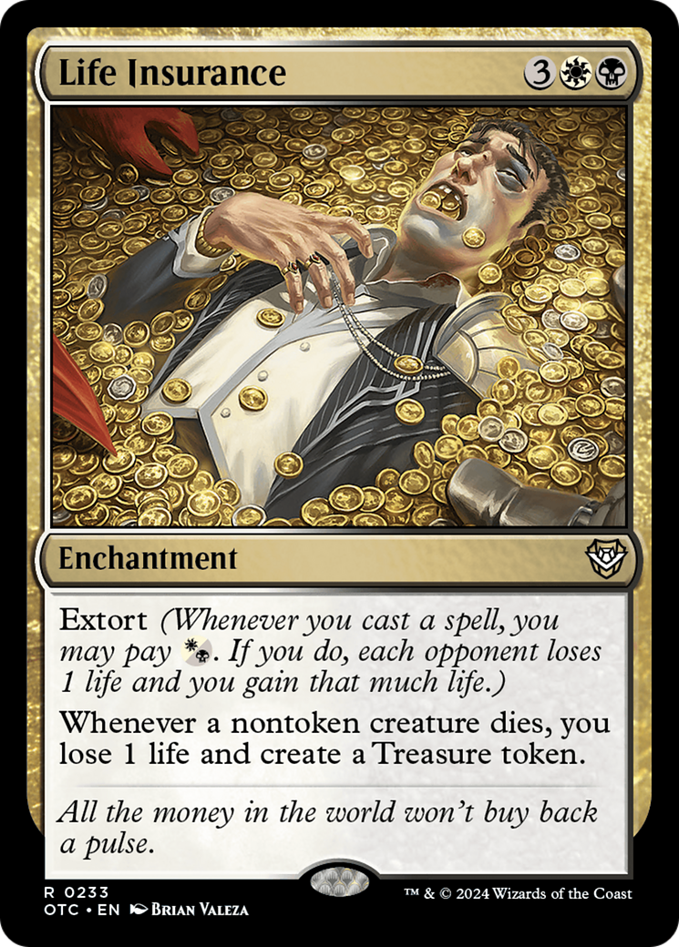 {R} Life Insurance [Outlaws of Thunder Junction Commander][OTC 233]