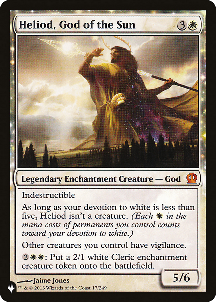 Heliod, God of the Sun [LIST 17/249] : (enchantment)