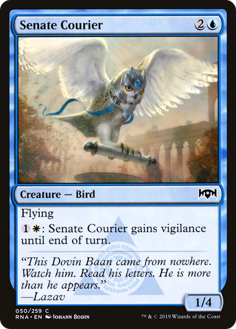 {C} Senate Courier [Ravnica Allegiance][RNA 050]