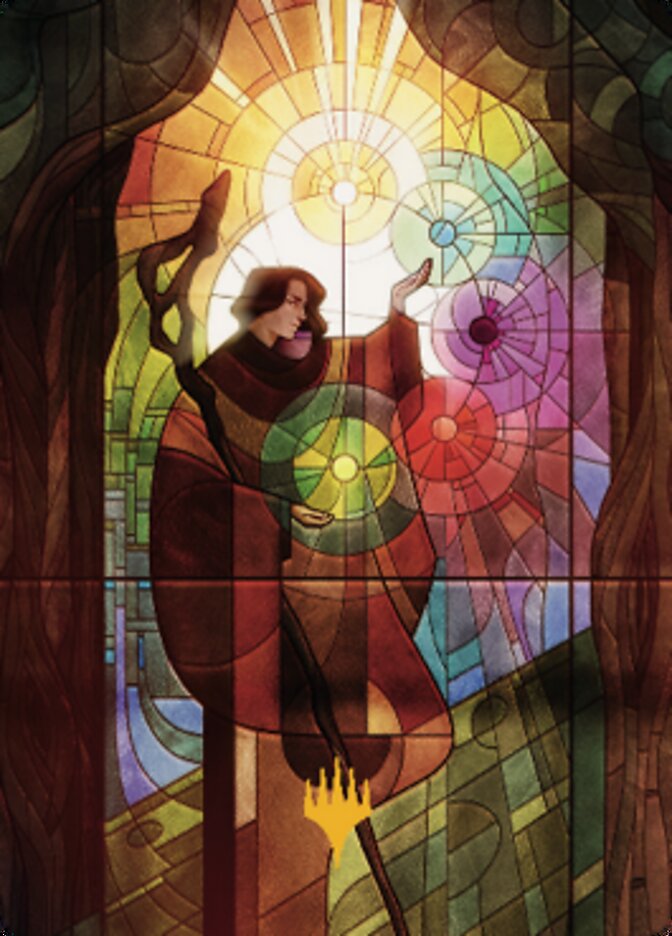 {A} Jodah, the Unifier Art Card (Gold-Stamped Signature) [Dominaria United Art Series][GS ADMU 049]