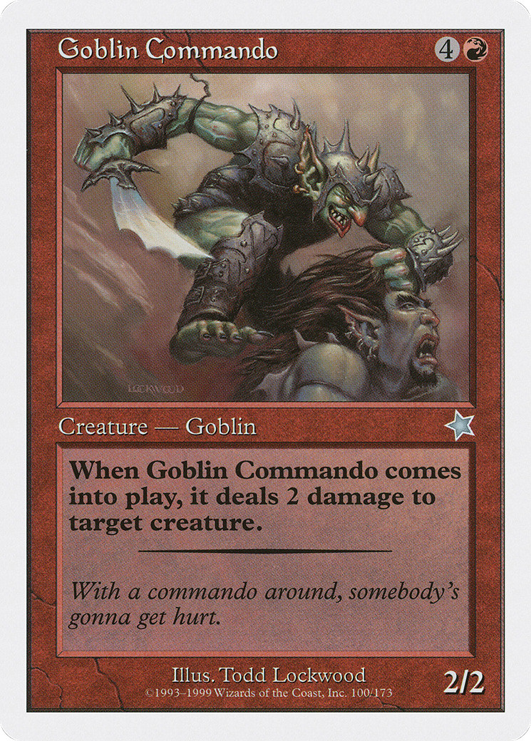 {C} Goblin Commando [Starter 1999][S99 100]