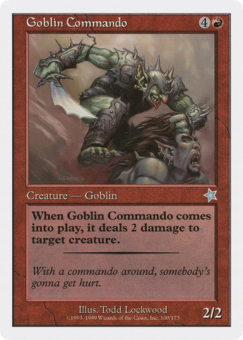 {C} Goblin Commando [Starter 1999][S99 100]