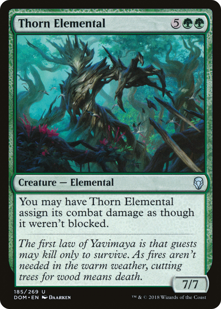 {C} Thorn Elemental [Dominaria][DOM 185]