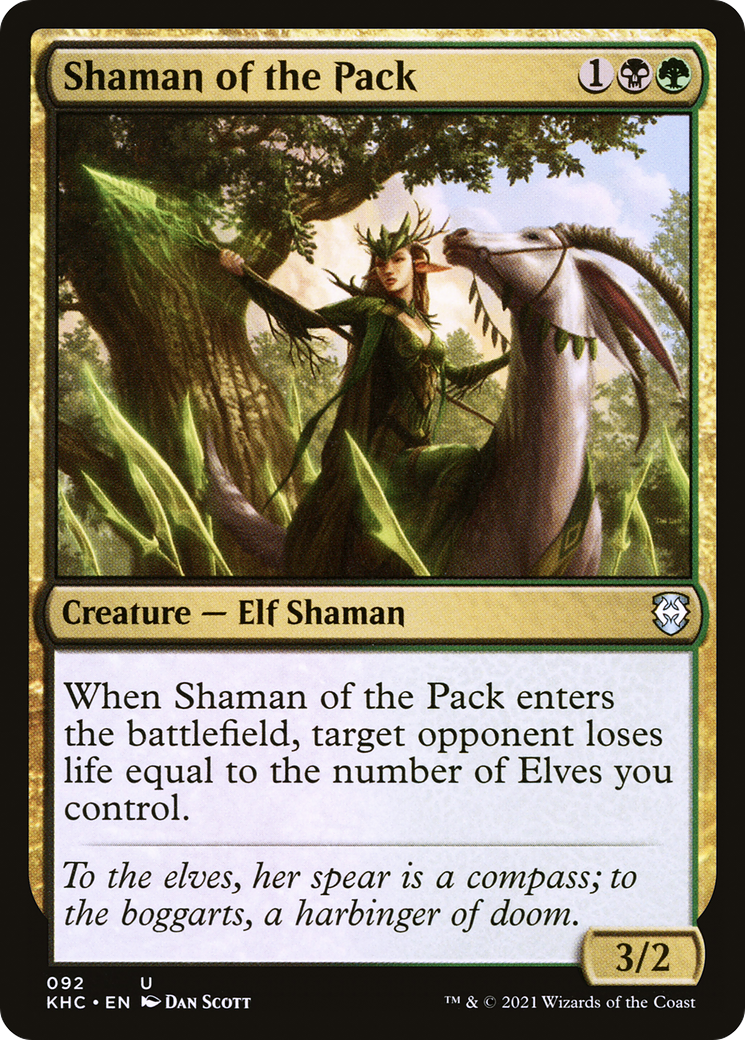 {C} Shaman of the Pack [Kaldheim Commander][KHC 092]