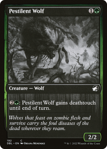 {C} Pestilent Wolf [Innistrad: Double Feature][DBL 192]