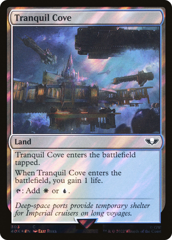 {C} Tranquil Cove (Surge Foil) [Universes Beyond: Warhammer 40,000][SF 40K 303]