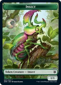 {T} Insect // Kor Warrior Double-sided Token [Zendikar Rising Tokens][TZNR 007]
