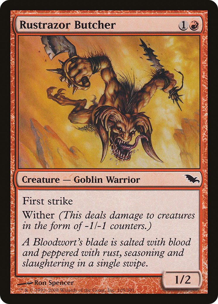 {C} Rustrazor Butcher [Shadowmoor][SHM 105]