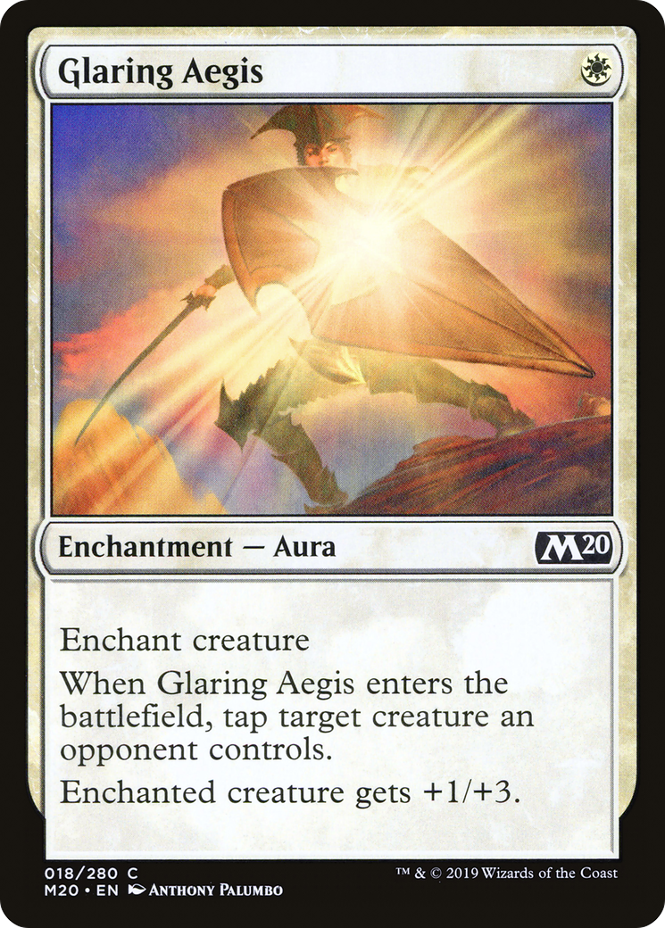 {C} Glaring Aegis [Core Set 2020][M20 018]