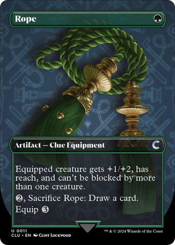 {C} Rope (Borderless) [Ravnica: Clue Edition][CLU 011]