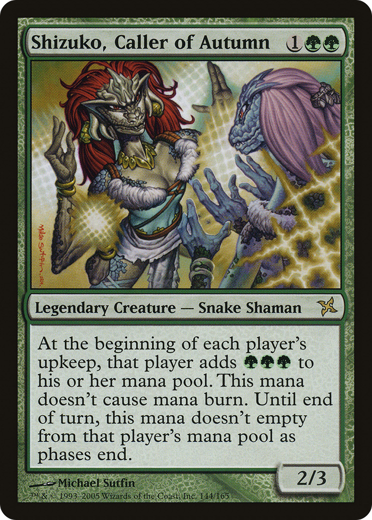 {R} Shizuko, Caller of Autumn [Betrayers of Kamigawa][BOK 144] - Misty Mountain Games