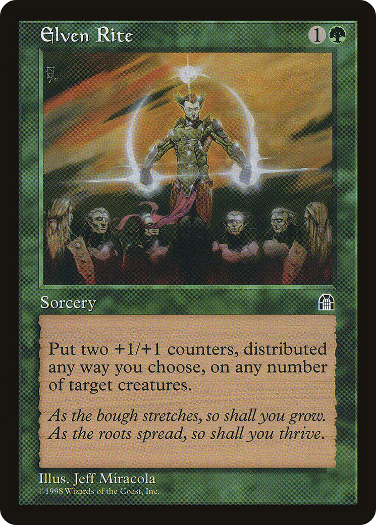 {C} Elven Rite [Stronghold][STH 106]