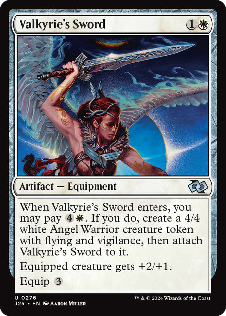 {C} Valkyrie's Sword [Foundations Jumpstart][J25 276]