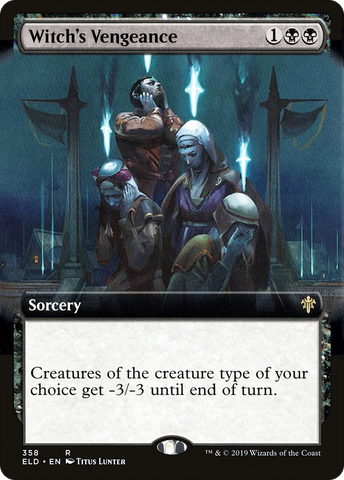 {R} Witch's Vengeance (Extended Art) [Throne of Eldraine][ELD 358]
