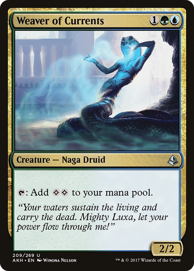 {C} Weaver of Currents [Amonkhet][AKH 209]