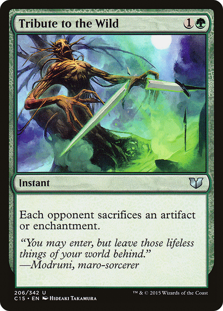 {C} Tribute to the Wild [Commander 2015][C15 206]