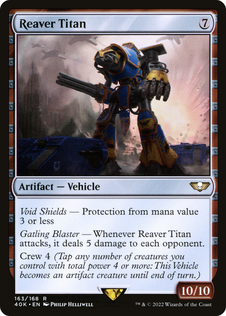 {R} Reaver Titan [Universes Beyond: Warhammer 40,000][40K 163]