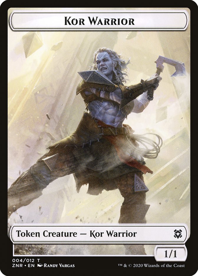 {T} Insect // Kor Warrior Double-sided Token [Zendikar Rising Tokens][TZNR 007]