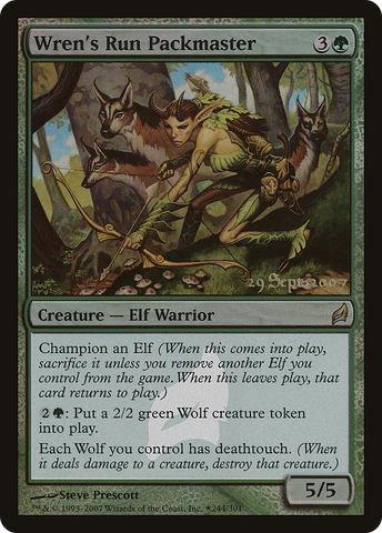 {R} Wren's Run Packmaster [Lorwyn Promos][PA LRW 244]