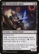 {C} Aetherblade Agent // Gitaxian Mindstinger [March of the Machine][MOM 088]