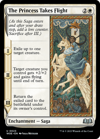 {@C} The Princess Takes Flight [Wilds of Eldraine][WOE 023]