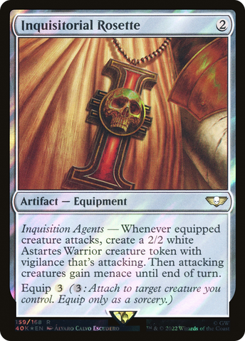 {R} Inquisitorial Rosette (Surge Foil) [Universes Beyond: Warhammer 40,000][SF 40K 159]