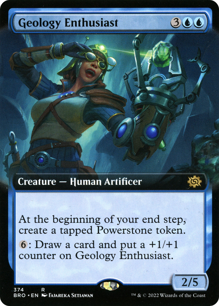 {R} Geology Enthusiast (Extended Art) [The Brothers' War][BRO 374]