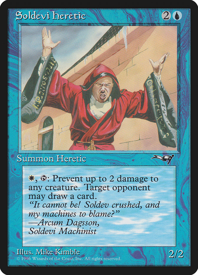 {C} Soldevi Heretic (Hands Raised) [Alliances][ALL 33B]