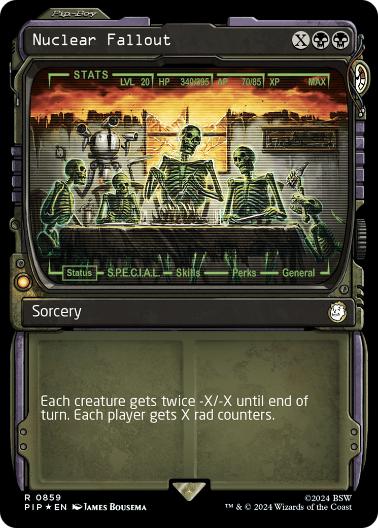 {R} Nuclear Fallout (Showcase) (Surge Foil) [Fallout][PIP 859]