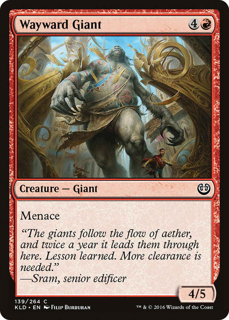 {C} Wayward Giant [Kaladesh][KLD 139]