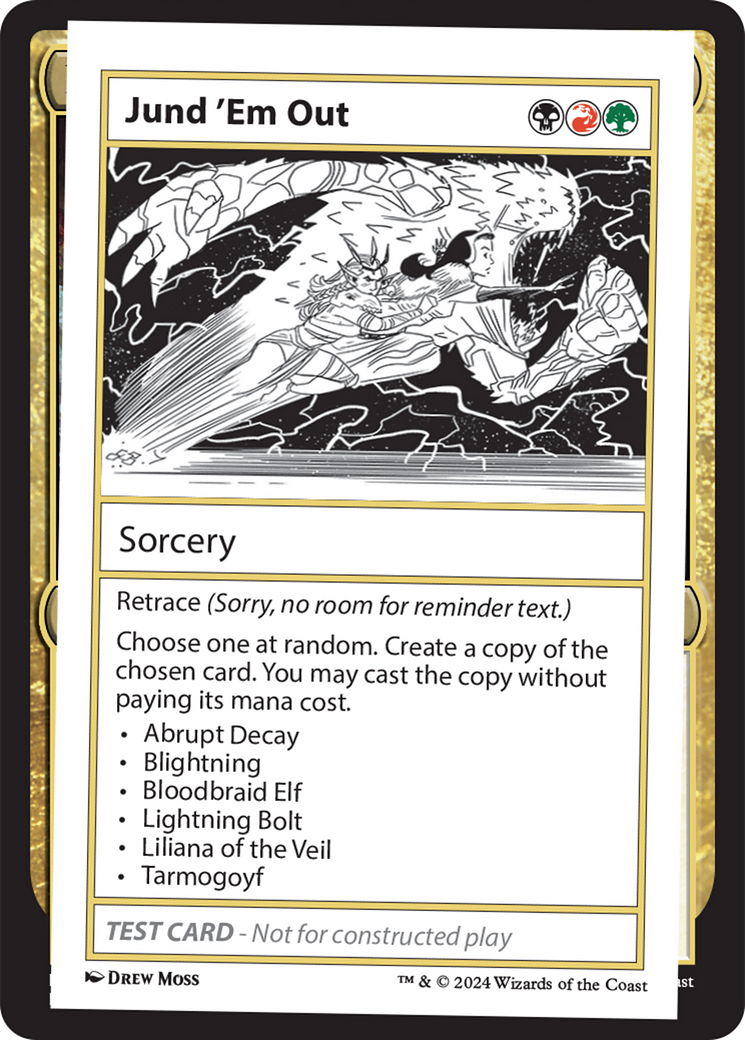 {C} Jund 'Em Out [Mystery Booster 2 Playtest Cards][MB2 PLAYTEST]