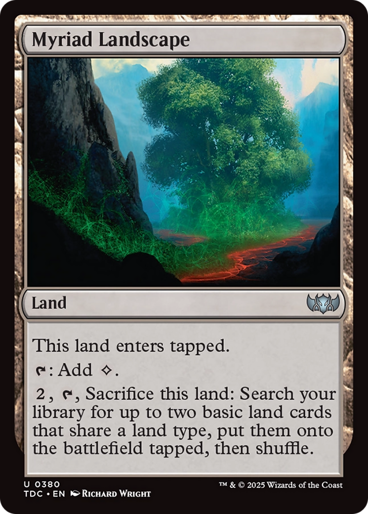 {C} Myriad Landscape [Tarkir: Dragonstorm Commander][TDC 380]