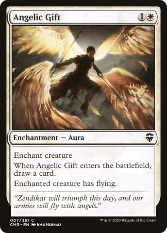 {C} Angelic Gift [Commander Legends][CMR 007]